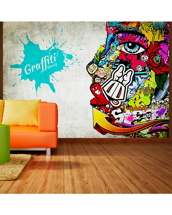 artgeist Fototapete Graffiti beauty beige Gr. 400 x 280 | 05902157197396 artgeist Fototapete Graffiti beauty beige Gr. 400 x 280 | 05902157197396