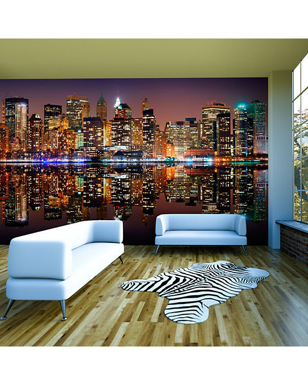 artgeist Fototapete Gold reflections – NYC mehrfarbig Gr. 550 x 270 | 05902157220025 artgeist Fototapete Gold reflections – NYC mehrfarbig Gr. 550 x 270 | 05902157220025