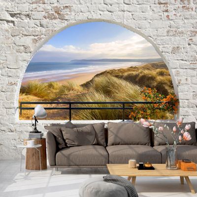 artgeist Fototapete Hidden Beach mehrfarbig Gr. 400 x 280 | 05902157085693