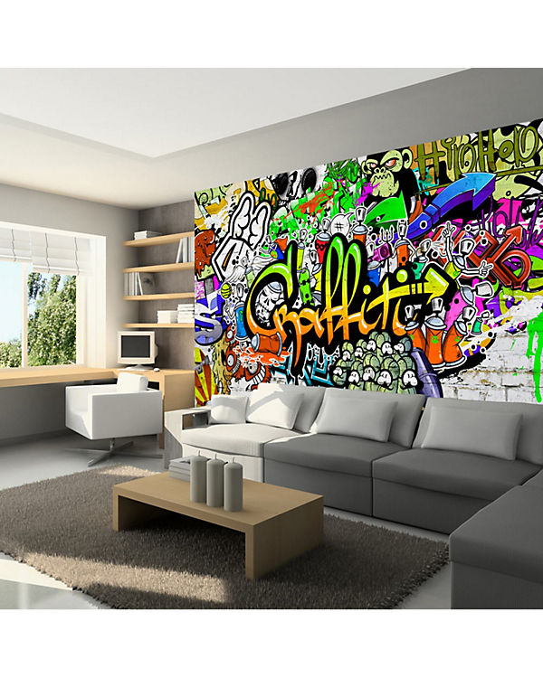 artgeist Fototapete Graffiti on the Wall mehrfarbig Gr. 400 x 280 | 05902157098280 artgeist Fototapete Graffiti on the Wall mehrfarbig Gr. 400 x 280 | 05902157098280