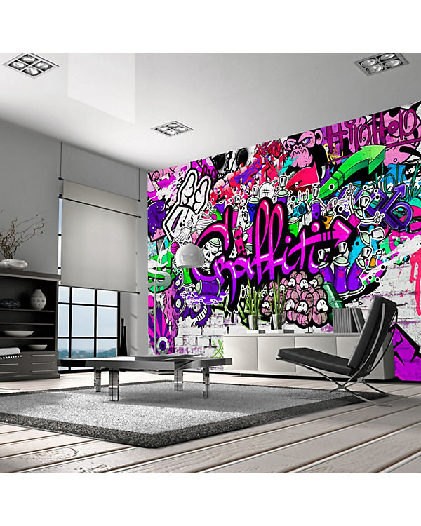 artgeist Fototapete Purple Graffiti mehrfarbig Gr. 400 x 280 | 05902157098211 artgeist Fototapete Purple Graffiti mehrfarbig Gr. 400 x 280 | 05902157098211