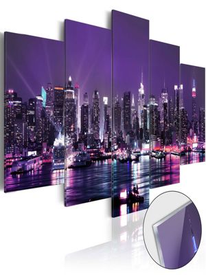Image of artgeist Acrylglasbild Purple Sky [Glass] mehrfarbig Gr. 100 x 50