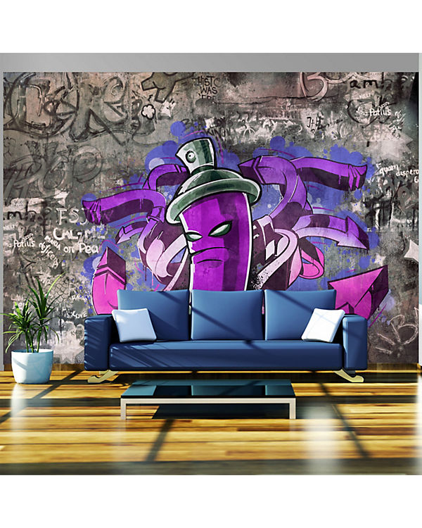 artgeist Fototapete Graffiti spray can grau-kombi Gr. 400 x 280 | 05902157195231 artgeist Fototapete Graffiti spray can grau-kombi Gr. 400 x 280 | 05902157195231