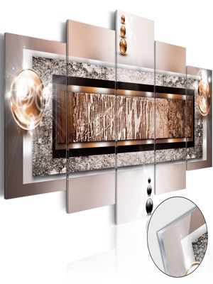 artgeist Acrylglasbild Cinnamon Rock [Glass] mehrfarbig Gr. 200 x 100 | 05902157041453