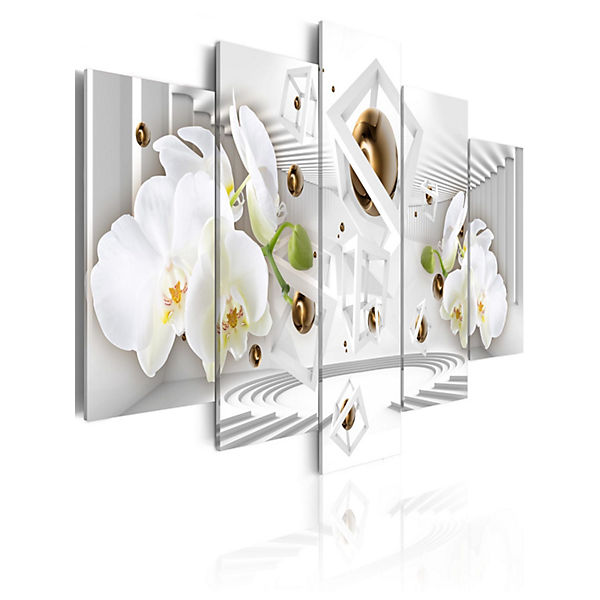 Wandbild Tempel der weißen Orchidee
