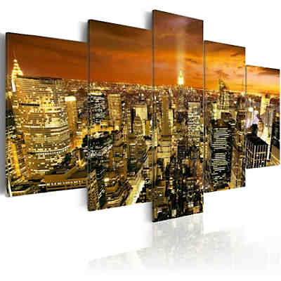 Wandbild New York: amber
