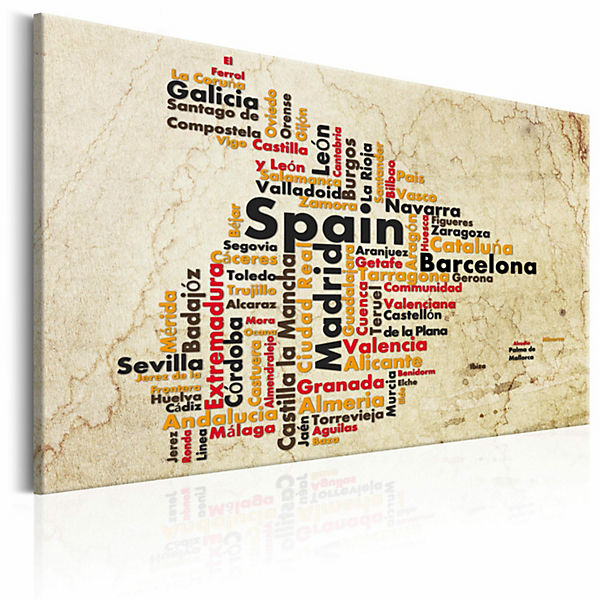 Wandbild Spanish Cities (ES)