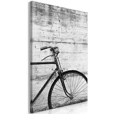 Wandbild Bicycle And Concrete (1 Part) Vertical