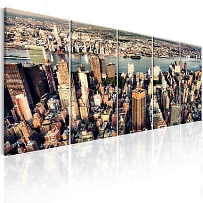 Wandbild Flight over New York