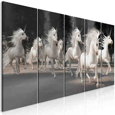 Wandbild Unicorns Run (5 Parts) Narrow