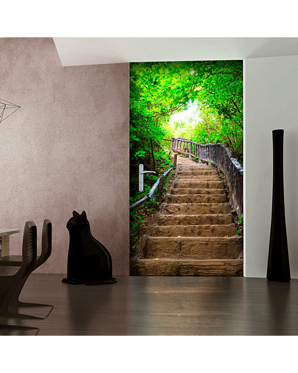 artgeist Türtapete Photo wallpaper – Stairs from nature I mehrfarbig Gr. 90 x 210 | 05902157053937 artgeist Türtapete Photo wallpaper – Stairs from nature I mehrfarbig Gr. 90 x 210 | 05902157053937