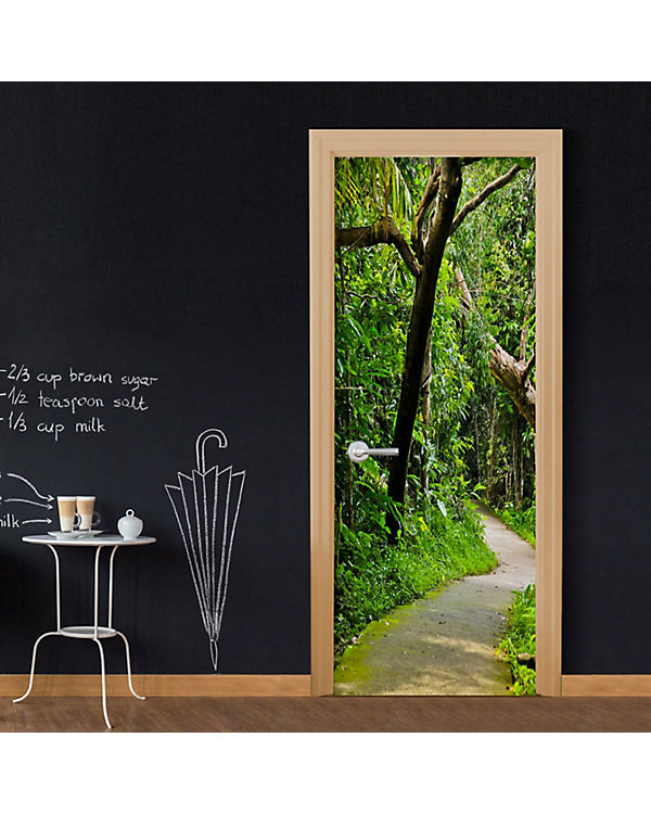 artgeist Türtapete Forest Avenue braun/grün Gr. 90 x 210 | 05902157052336 artgeist Türtapete Forest Avenue braun/grün Gr. 90 x 210 | 05902157052336