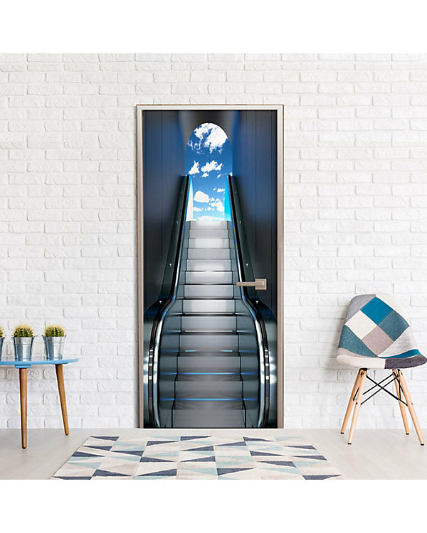 artgeist Türtapete Escalator mehrfarbig Gr. 90 x 210 | 05902157053173 artgeist Türtapete Escalator mehrfarbig Gr. 90 x 210 | 05902157053173