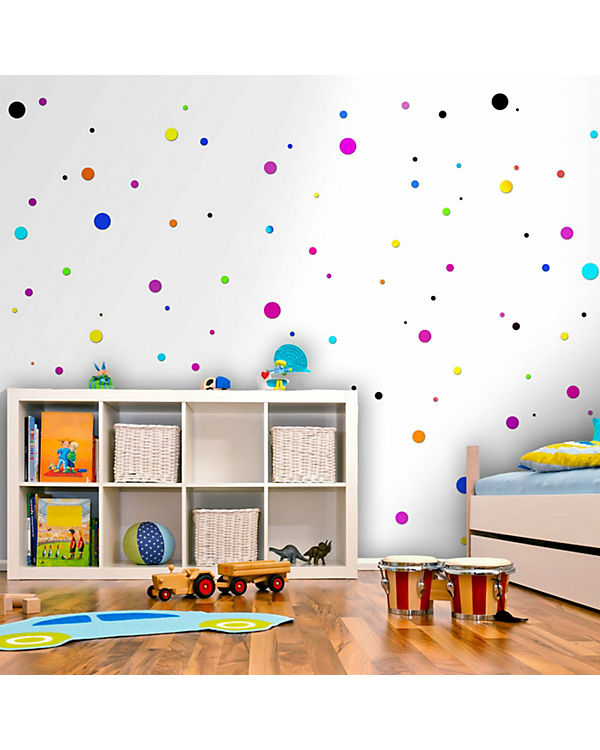 artgeist Fototapete Colored Dots weiß Gr. 50 x 1000 | 05902157253412 artgeist Fototapete Colored Dots weiß Gr. 50 x 1000 | 05902157253412