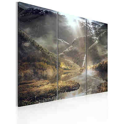 Wandbild The land of mists - triptych