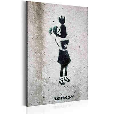 Wandbild Bomb Hugger by Banksy