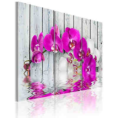 Wandbild Harmonie: Orchidee - Triptychon