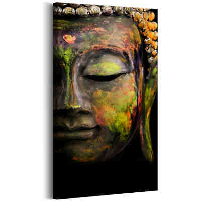 Wandbild Buddha's Face