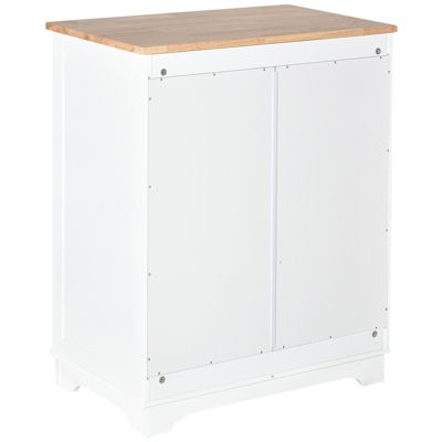 Küchenschrank mit zwei Schubladen, braun, HOMCOM | yomonda