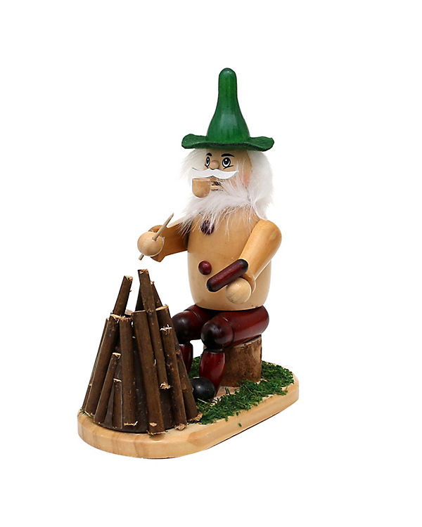Sigro Holz Räuchermann Waldwichtel am Lagerfeuer bunt | 04046183651604 Sigro Holz Räuchermann Waldwichtel am Lagerfeuer bunt | 04046183651604