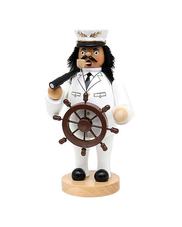 Sigro Holz Räucherfigur Schiffskapitän weiß | 04046183649946 Sigro Holz Räucherfigur Schiffskapitän weiß | 04046183649946
