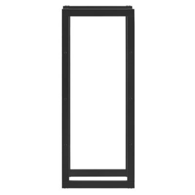 Kaminholzregal Brennholzregal in verschiedenen Größen, schwarz, en.casa