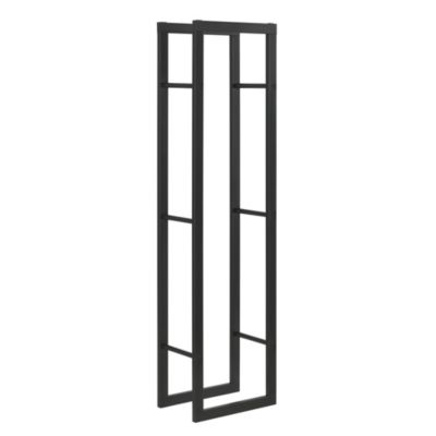 Kaminholzregal Brennholzregal in verschiedenen Größen, schwarz, en.casa