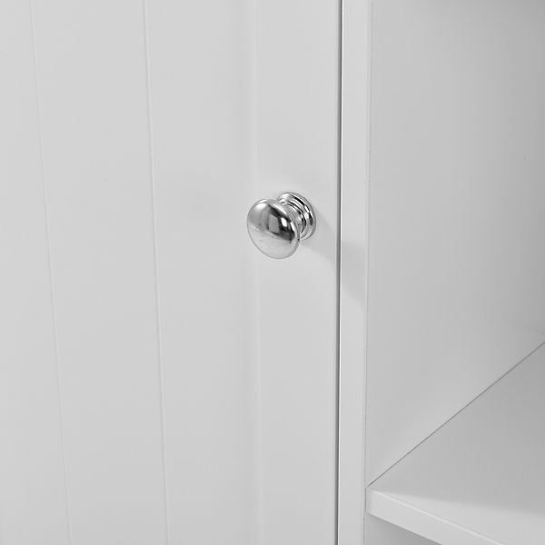 en.casa® Badezimmerschrank Badschrank Wandschrank Schrank Regal weiß 71x60x18cm