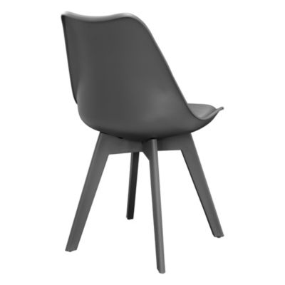 Polsterstühle Esszimmerstühle 6er Set aus Kunstleder Stuhl in