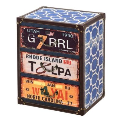 Kommode mit 3 Schubladen Wohnzimmerschrank 50x40x30cm Organizer