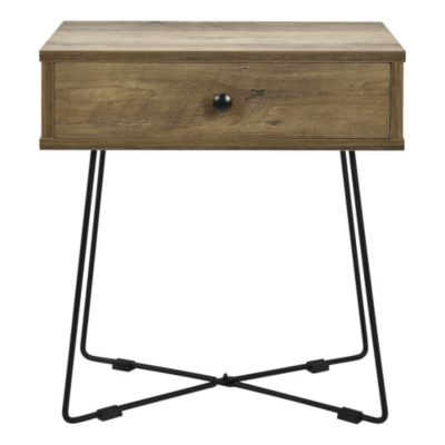 Beistelltisch Kommode Nachttisch mit Schublade in Holzoptik, holzfarben