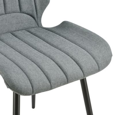 Esszimmerstuhl Polsterstühle 4er Set Wildlederimitat/Textil Stuhl in