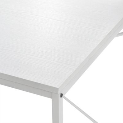Schreibtisch mit Regal Ablagefach Bürotisch 122x120x64 in verschiedenen