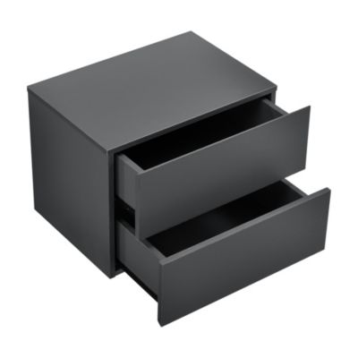 Wandschrank Wandregal Nachttisch 40x29x30cm mit 2 Schubladen in