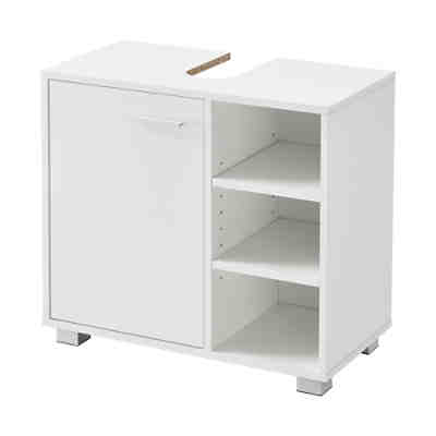 Badezimmerschrank 61x53x15cm mit Handtuchhalter Wandschrank Schrank in