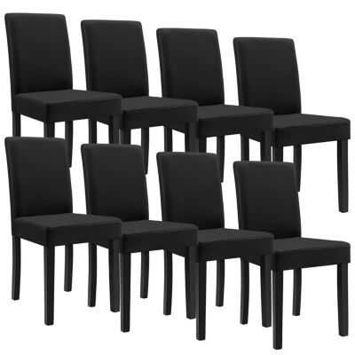 Polsterstühle Esszimmerstühle 8er Set aus Kunstleder in verschiedenen