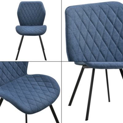 2x Stühle in verschiedenen Farben Gepolstert mit Textilbezug Esszimmer