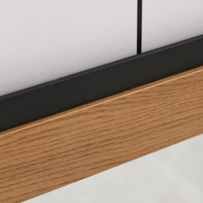 Badezimmerspiegel mit Gleitschiene, braun, HOMCOM | yomonda