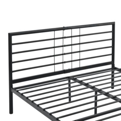 Metallbett Doppelbett Gästebett Schwarz in verschiedenen Größen