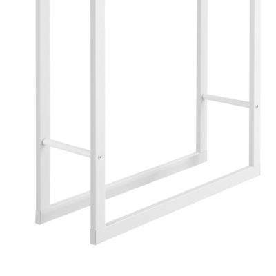 Kaminholzregal Brennholzregal in verschiedenen Farben und Größen, weiß