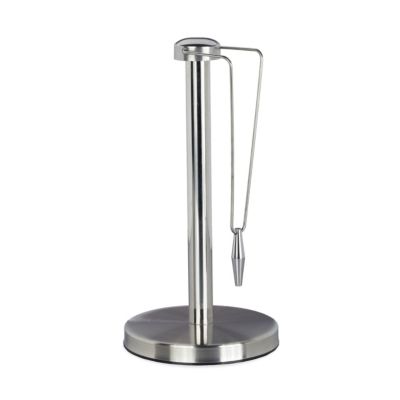 2x Küchenrollenhalter Edelstahl stehend Haushaltsrollenhalter