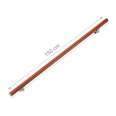 Handlauf Aluminium Eiche-Optik, braun, relaxdays | yomonda