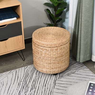 Hocker mit Stauraum, grün, HOMCOM | yomonda