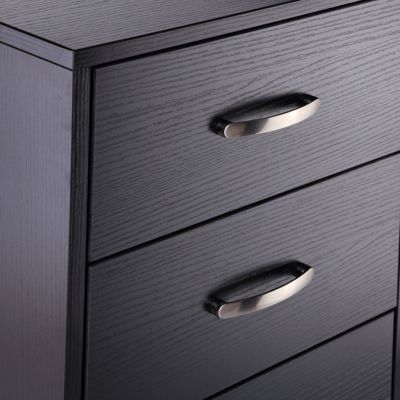 Computertisch mit Schubladenschrank, schwarz, HOMCOM | yomonda