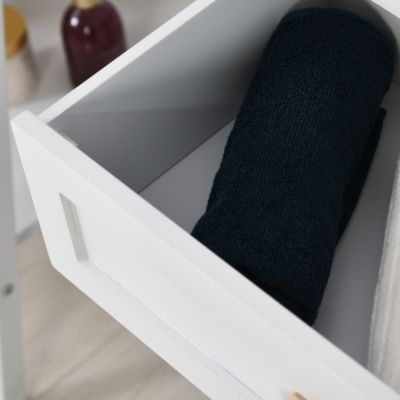 Badezimmerschrank mit Schublade, weiß, kleankin | yomonda