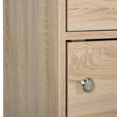 Standschrank mit 3 Türen, beige, HOMCOM | yomonda