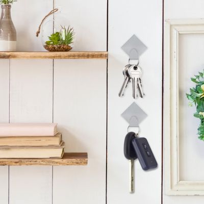 40 x Klebehaken, Handtuchhaken selbstklebend, Wandhaken, Badhaken aus