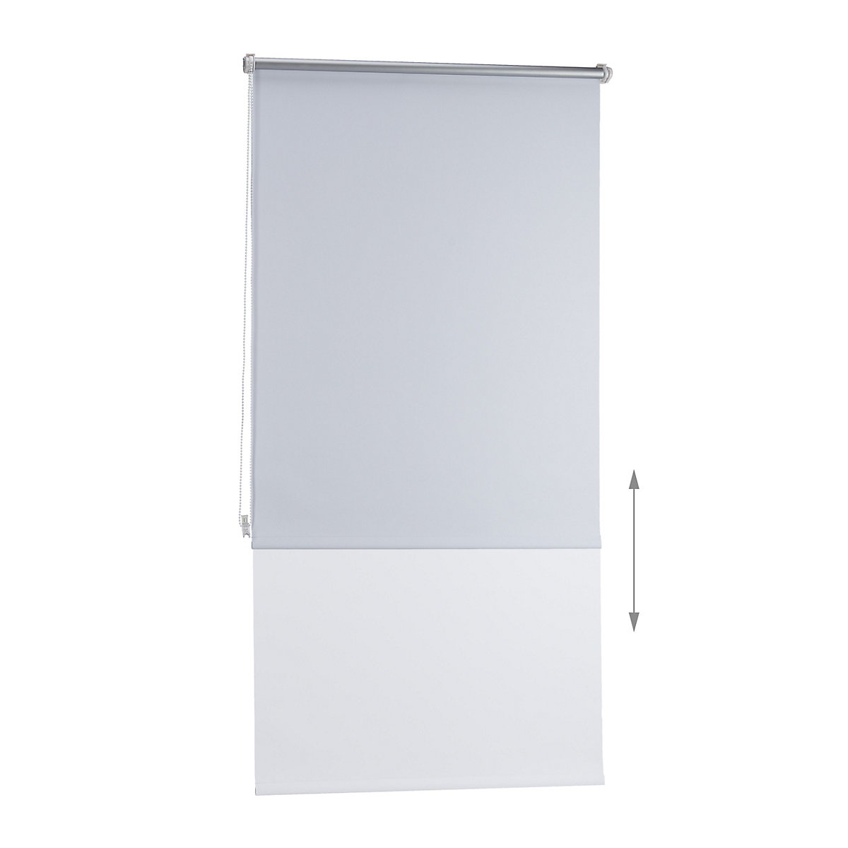 2 x Thermo Verdunklungsrollo, weißes Klemmrollo Fenster