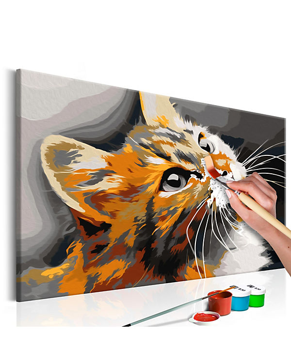 artgeist Malen nach Zahlen Rote Katze mehrfarbig Gr. 60 x 40 | 05902157050097 artgeist Malen nach Zahlen Rote Katze mehrfarbig Gr. 60 x 40 | 05902157050097