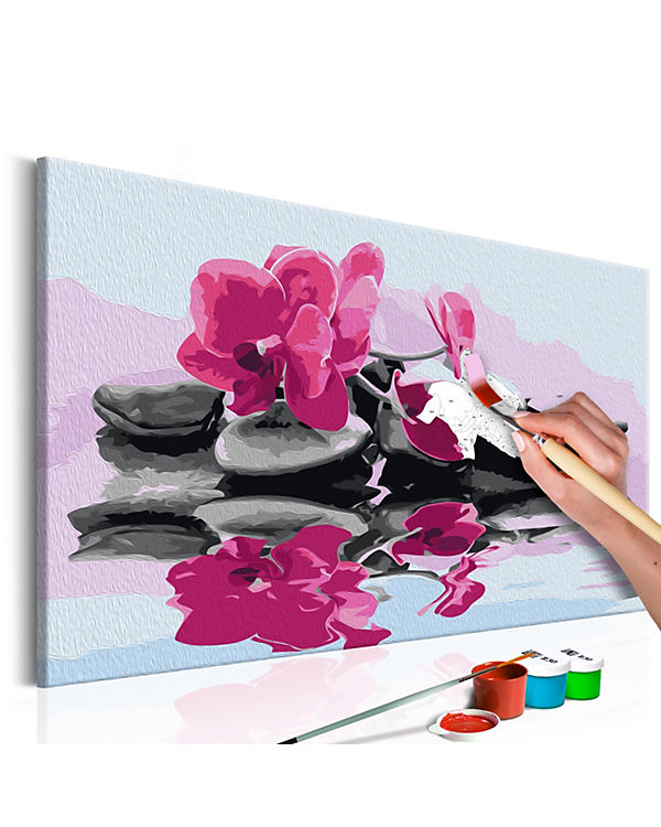 artgeist Malen nach Zahlen Orchidee mit Zen Steinen (Wasserspiegelung) mehrfarbig Gr. 60 x 40 | 05902157049886 artgeist Malen nach Zahlen Orchidee mit Zen Steinen (Wasserspiegelung) mehrfarbig Gr. 60 x 40 | 05902157049886
